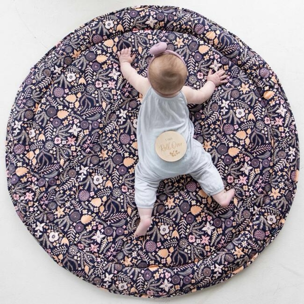 Bebé Au Lait Round Playmat, Haven